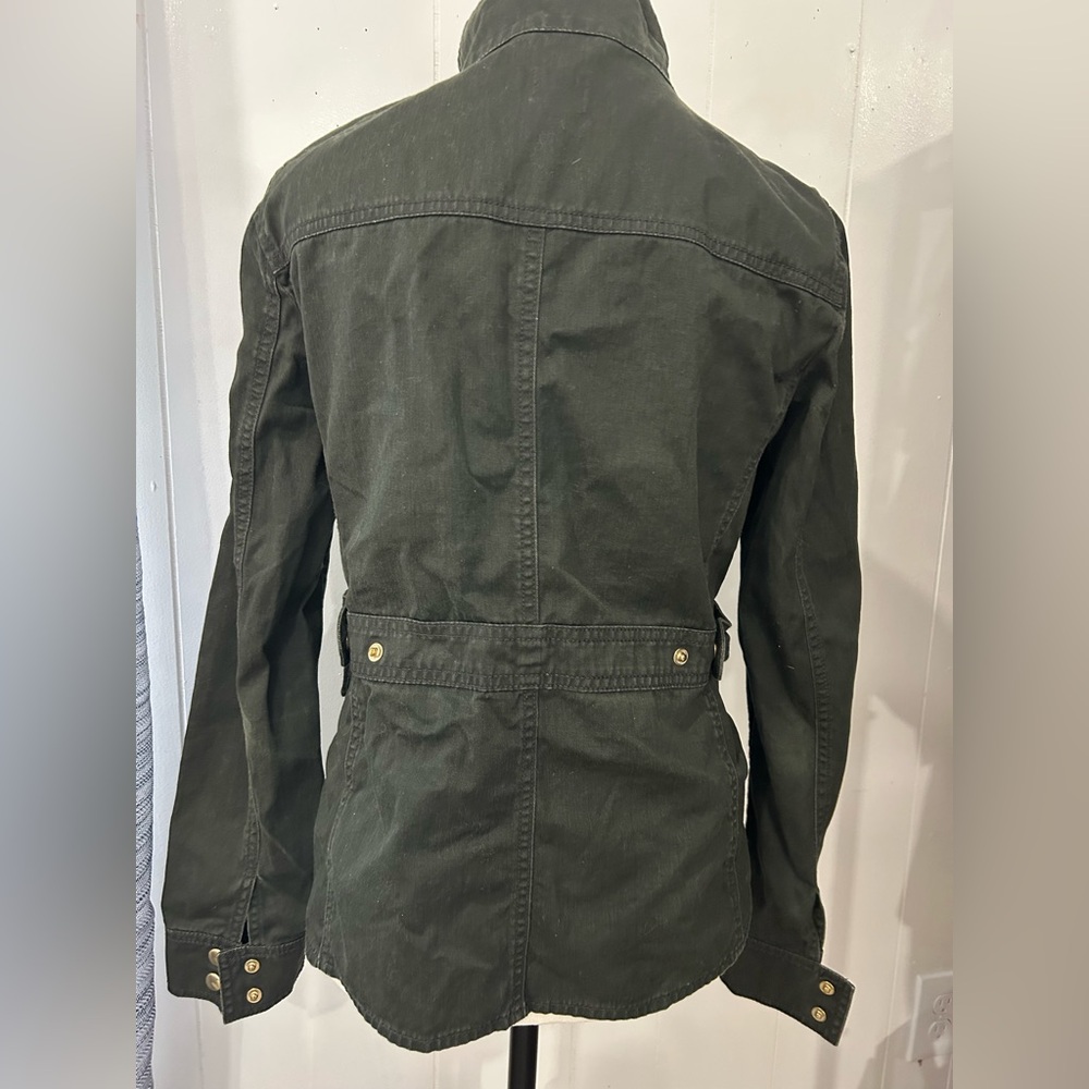J.Crew Dark Green Camp Field Utility Jacket Women’s S View 5